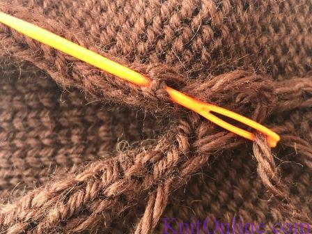 сшить шапку иглой