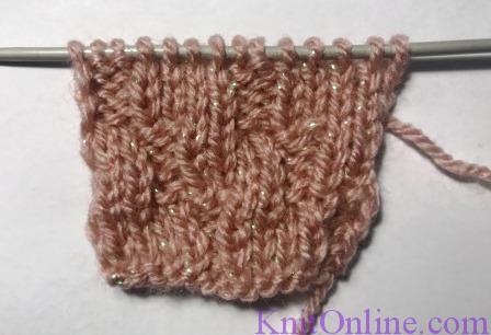 узор имитация косы